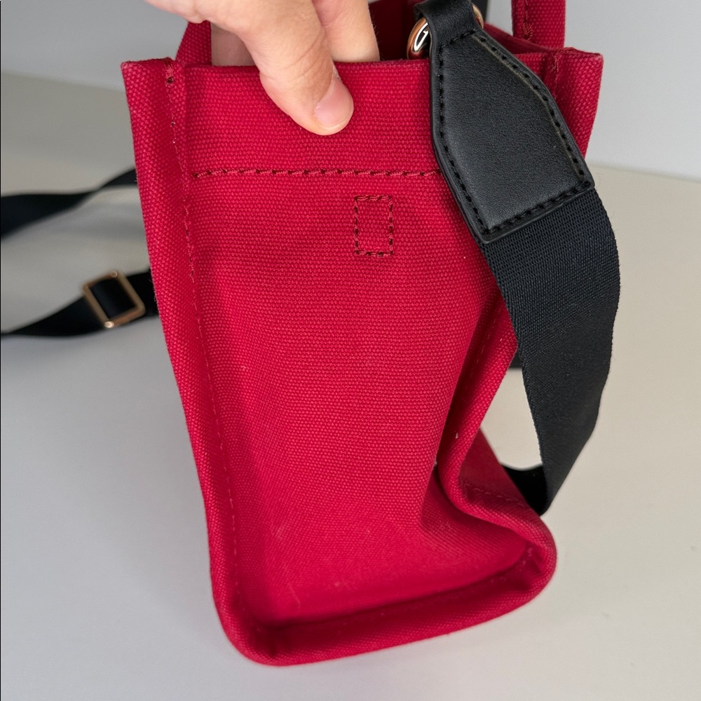 Marc Jacobs crossbody work tote small saavy red purse bag - Picture 8 of 12
